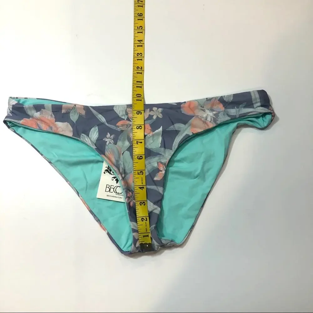 BECCA Hipster Bikini Bottom floral swim XL